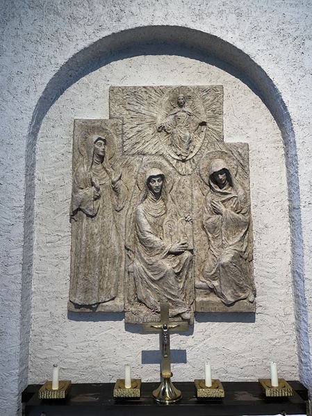 Datei:Altar Gertrud Hildegard Mechthild Abtei Münsterschwarzach LFG.jpg
